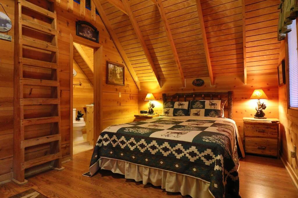 Cozy Cabin W/ Fireplace 3 Minutes To Helen! #2. Luaran gambar
